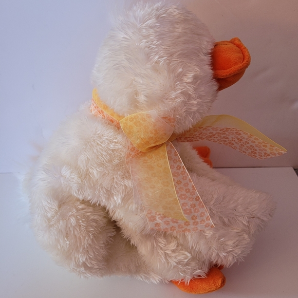 Caltoy Platypus Plush 19" White Orange Bill Bow - Picture 3 of 7